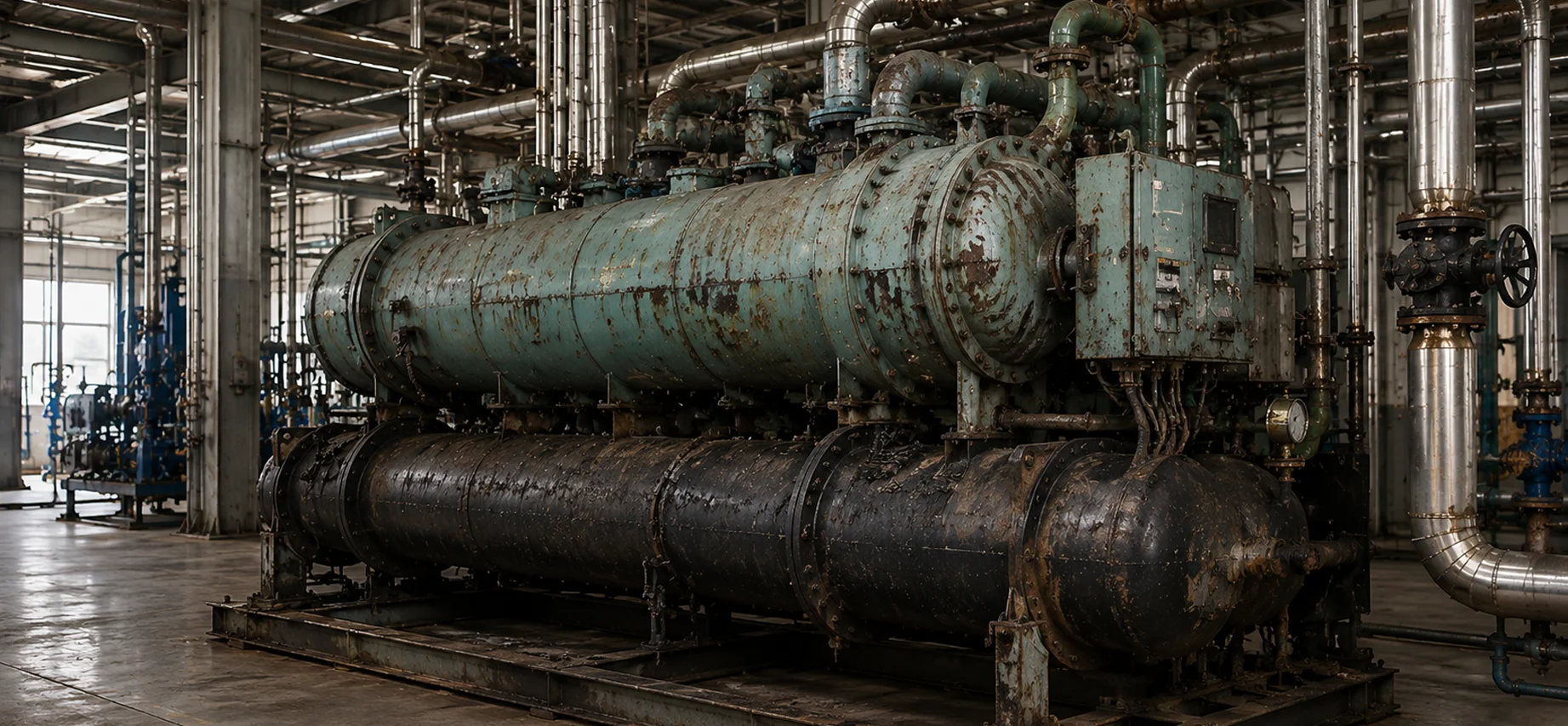 HVAC system before retrofit