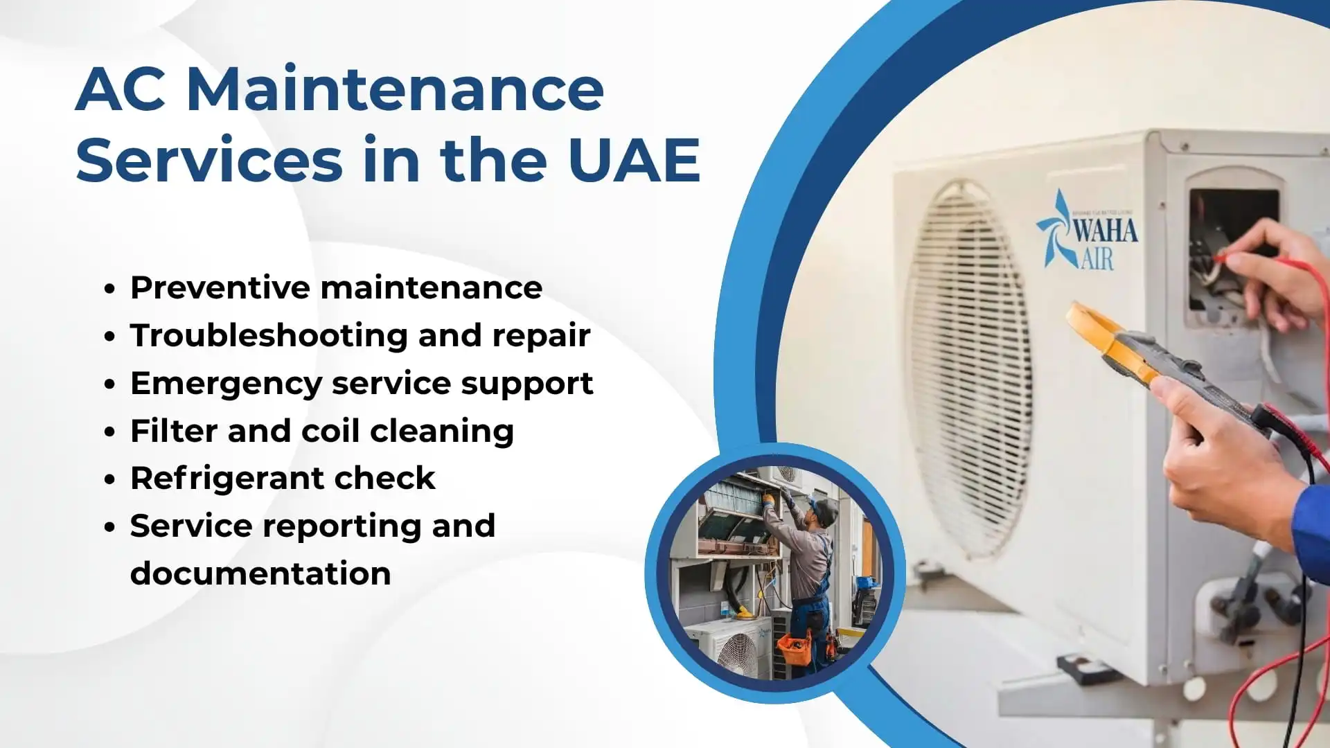 Professional HVAC maintenance in UAE