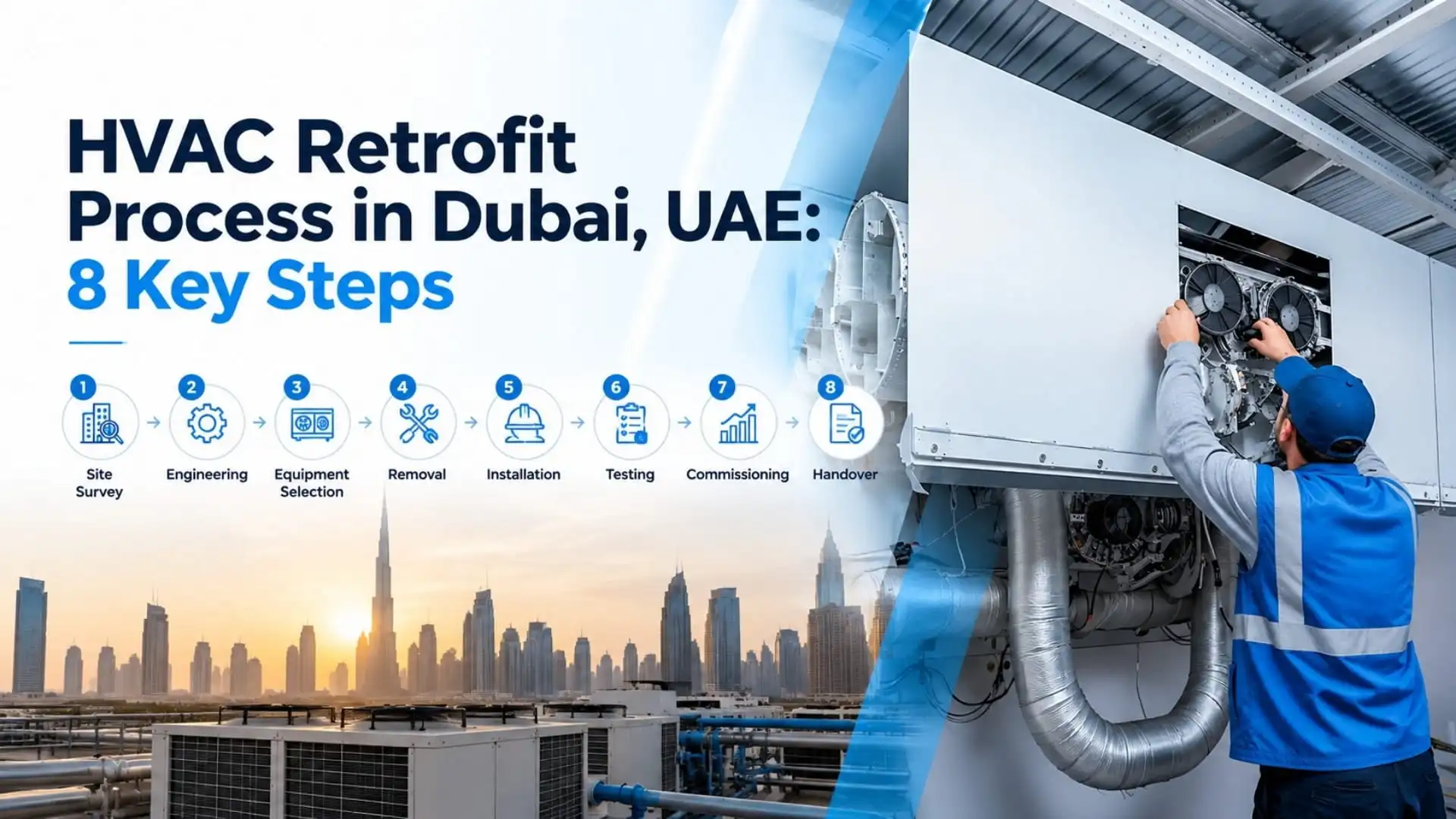 HVAC retrofit process Dubai, UAE